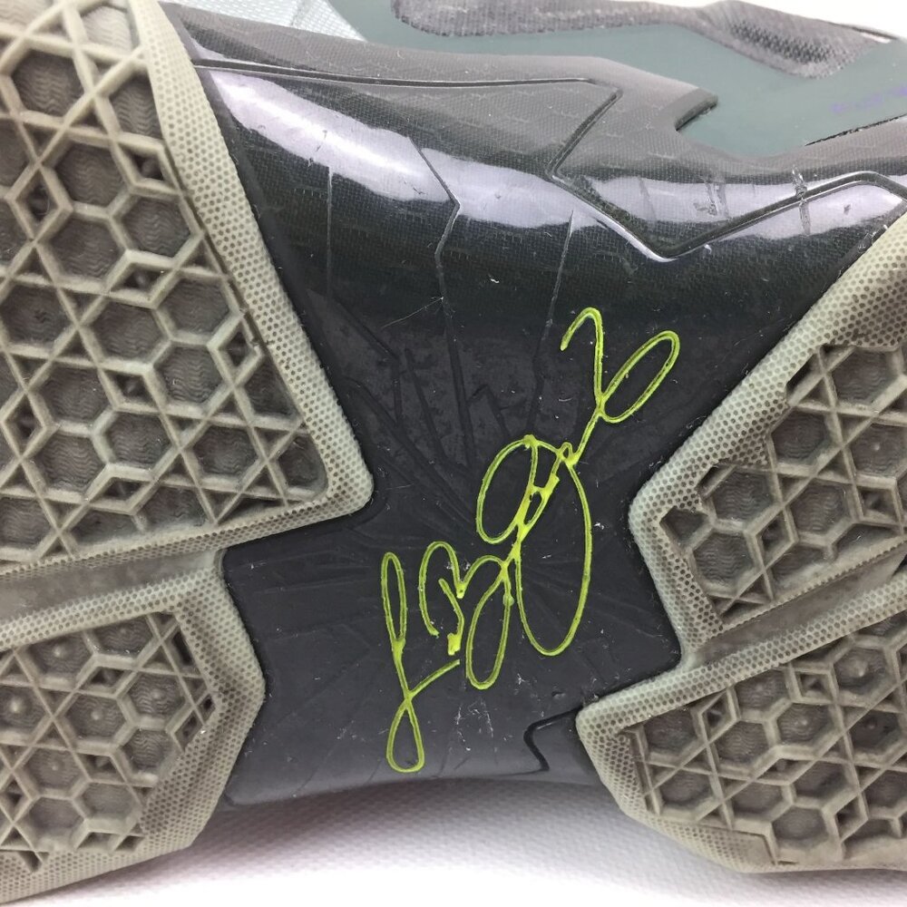 Nike Lebron James 11 XI Dunkman Sneakers 616175-300 Mica Green Sea Spray Size 9 - Picture 7 of 12
